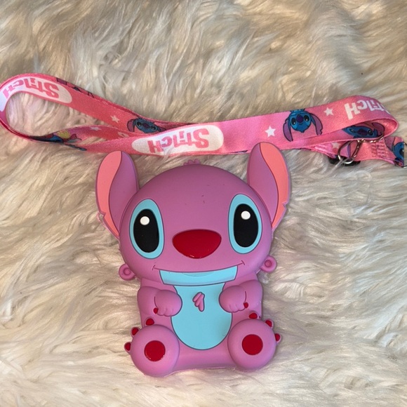 Other - Pink and Blue Stitch Crossbody Bag